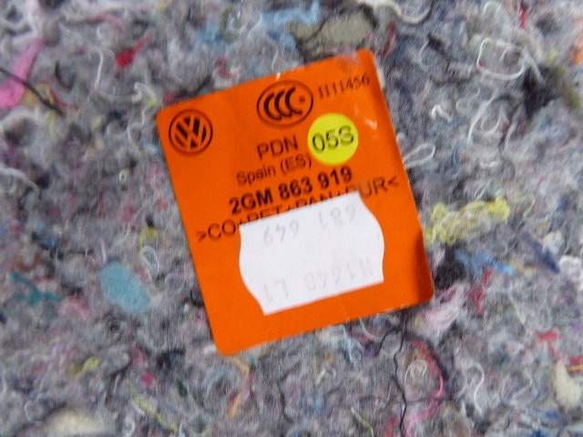 фото №9, T-cross 2gm 18- коврик обшивка пол комплект шумоизоляция