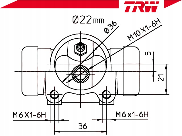 фото №2, Trw циліндрик гальмівний nissan kubistar renault k