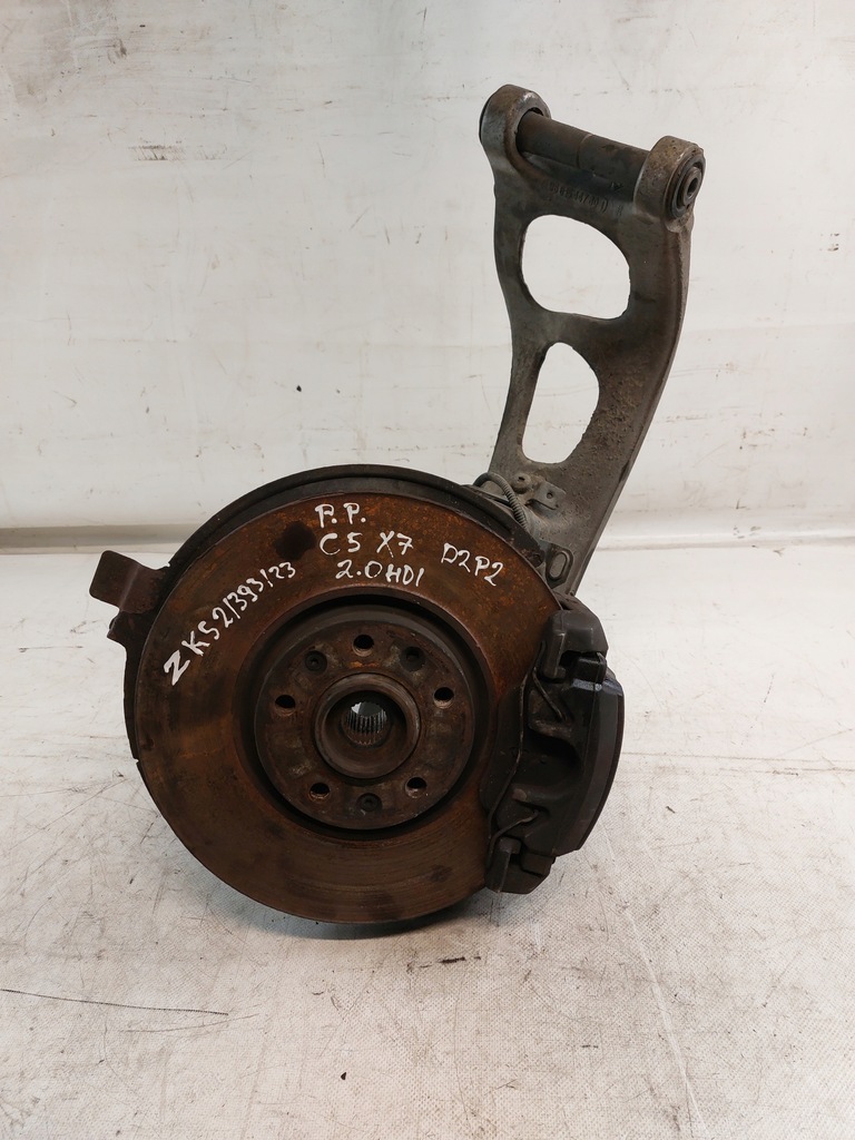 фото №1, Поворотный кулак правая передняя citroen c5 x7 2.0 hdi