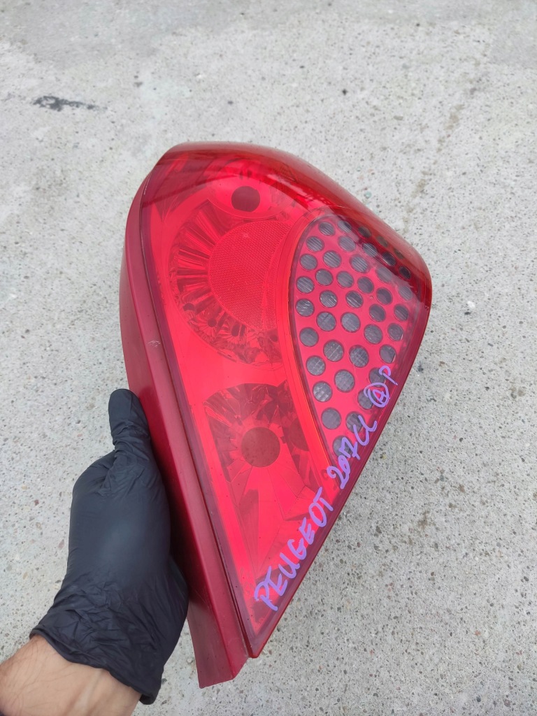 фото №3, Лампа задняя правая peugeot 207 cc cabrio