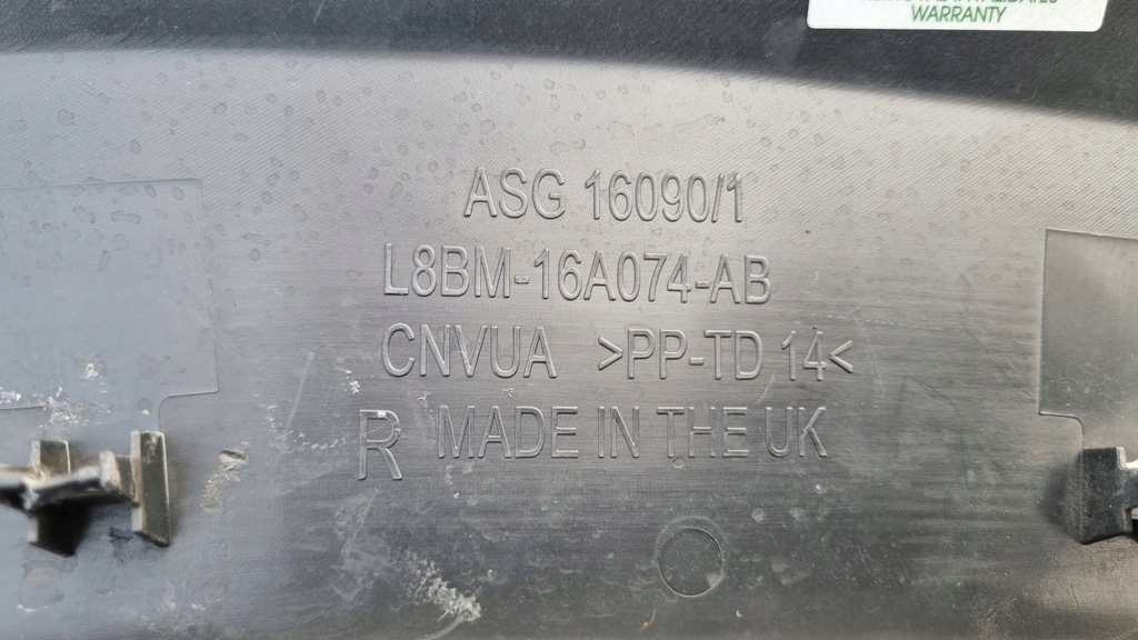 фото №9, Land rover defender ii l663 20- 110 5.0 v8 молдинг крыла правый перед