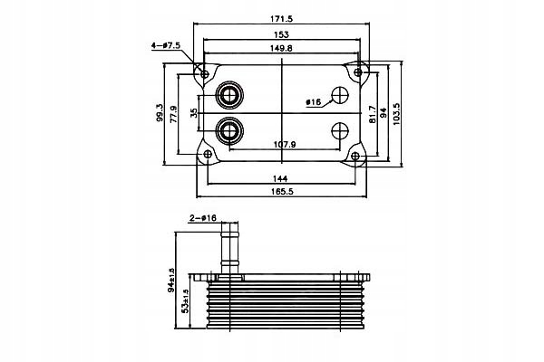 фото №1, Nrf радиатор масла ford mondeo 2,0ddti 10-