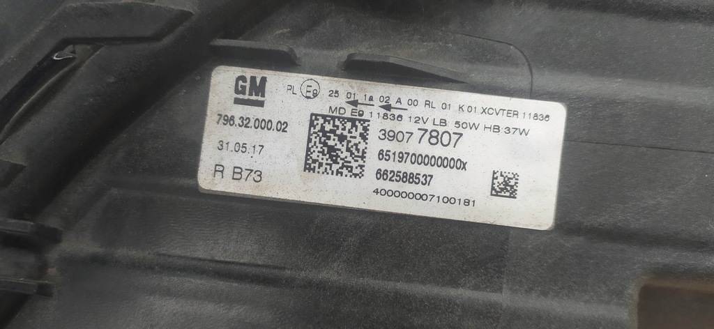 фото №10, Лампа передняя правая opel astra k full led