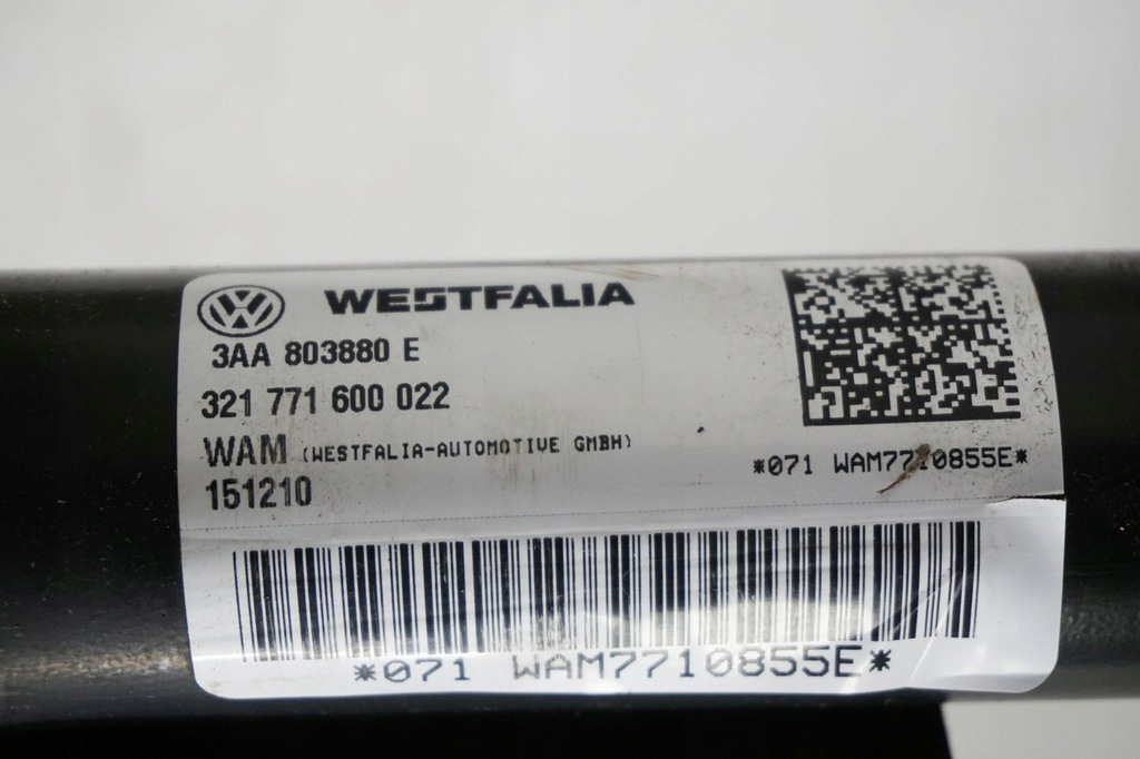 фото №6, Hak буксировочный модуль жгут vw passat b7 7n0907383