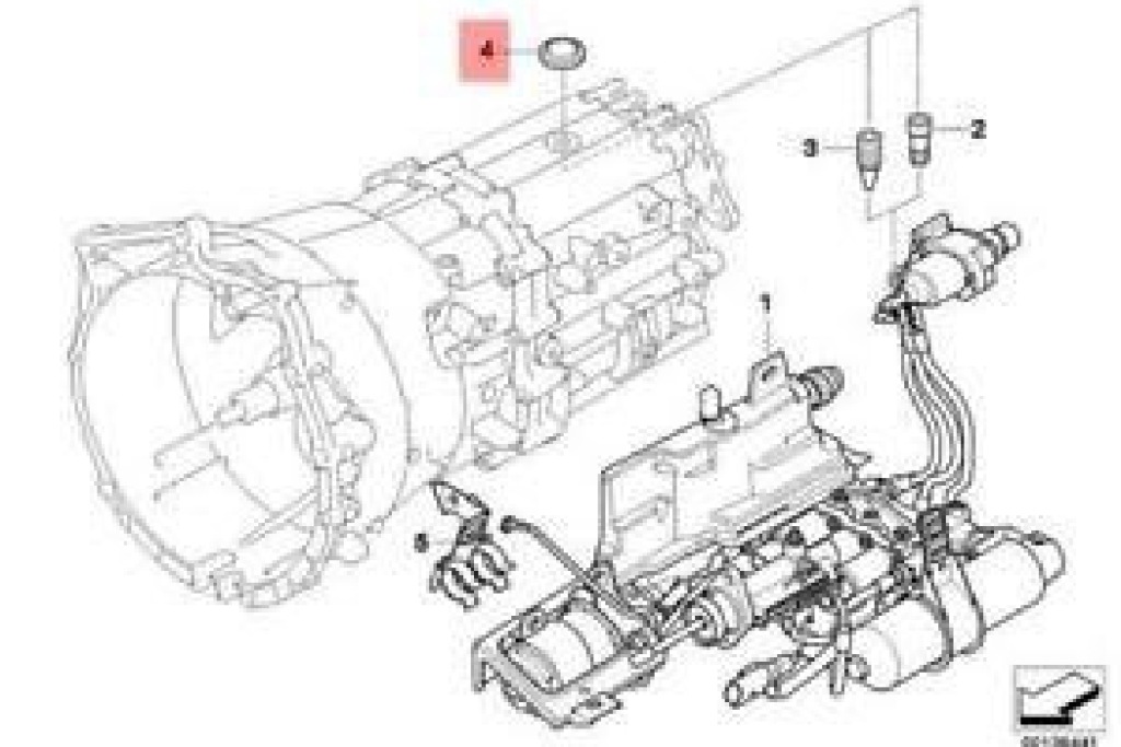 Bmw e32 e34 e36 e38 e39 e46 механическая крышка коробки передач 1224824 с Разборки