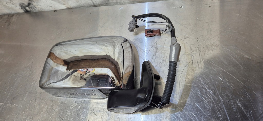 фото №9, Nissan navara зеркало левая 3-pin хром d22 состояние bdb