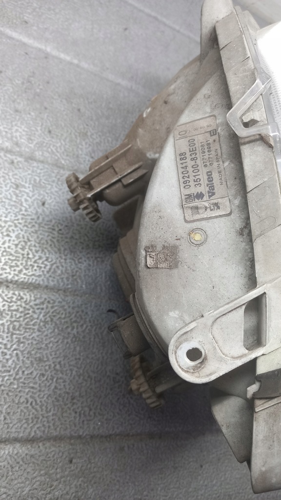 фото №6, Фара правый opel agila 1.0b 00r 09204188