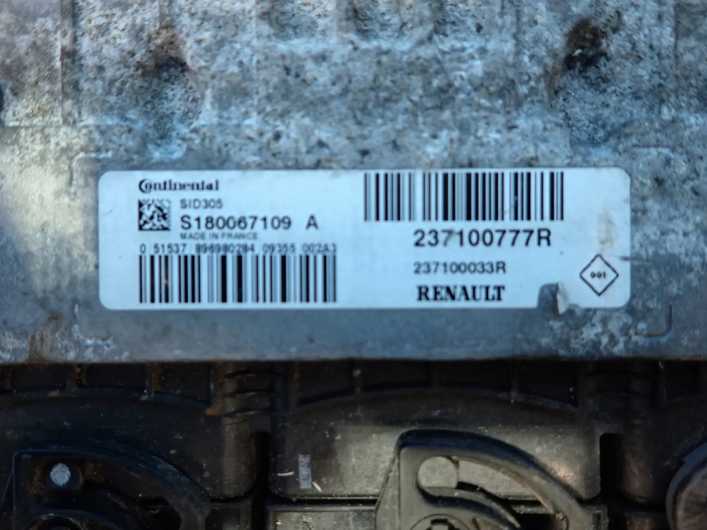 фото №3, Бортовий комп'ютер двигуна renault 237100777r