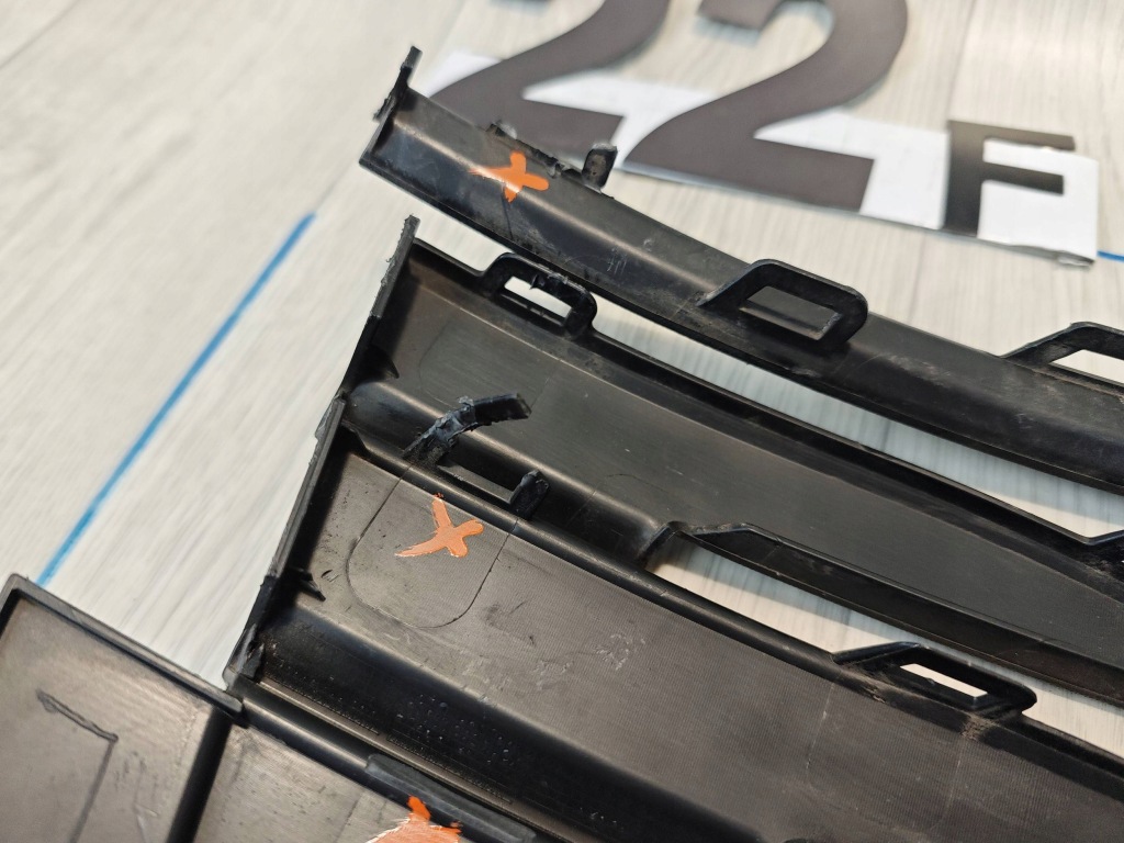 фото №8, Vw golf viii 8 5h0 решётка бампера левый перед pdc 5h0853665j