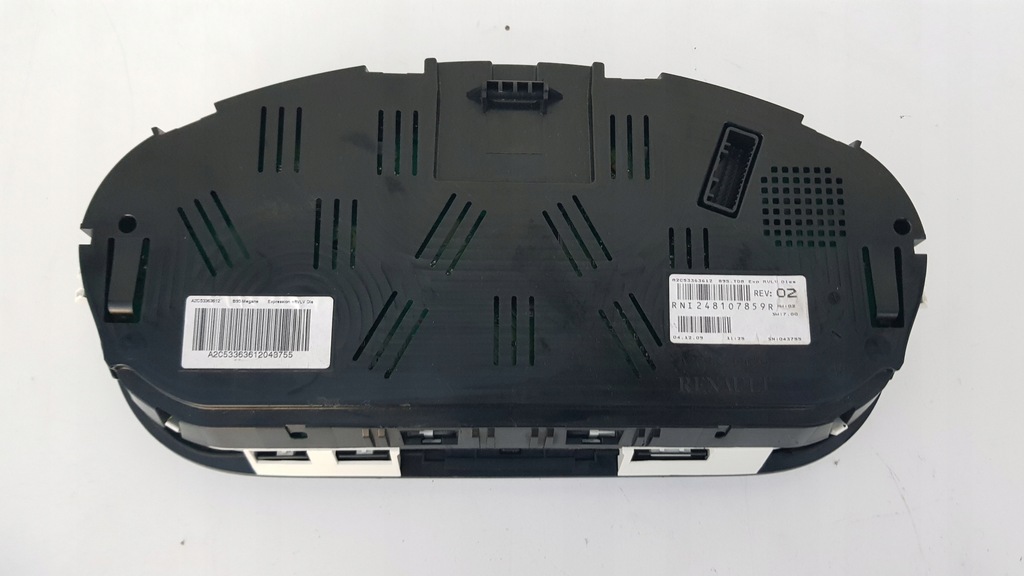 фото №3, Лічильник, прилади renualt megane iii eu