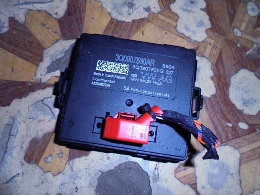 фото №1, Vw polo vi gti 2g 2.0 tsi модуль шлюз 3q0907530ar