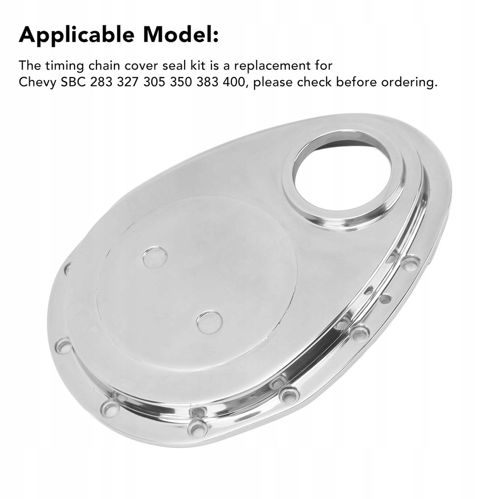 фото №16, Кришка ланцюга розподільного валу сріблястий polerowany прокладка розподільного валу двигуна