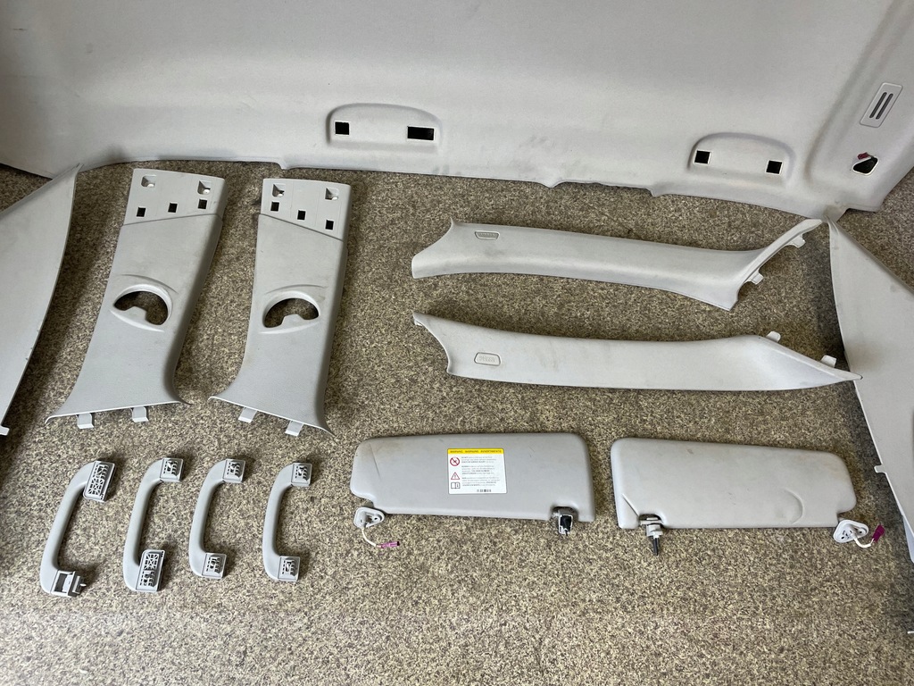 фото №7, Потолок подкрылок фонари ручки стойки солцезащитный козырёк bmw x1 e84 серая kpl