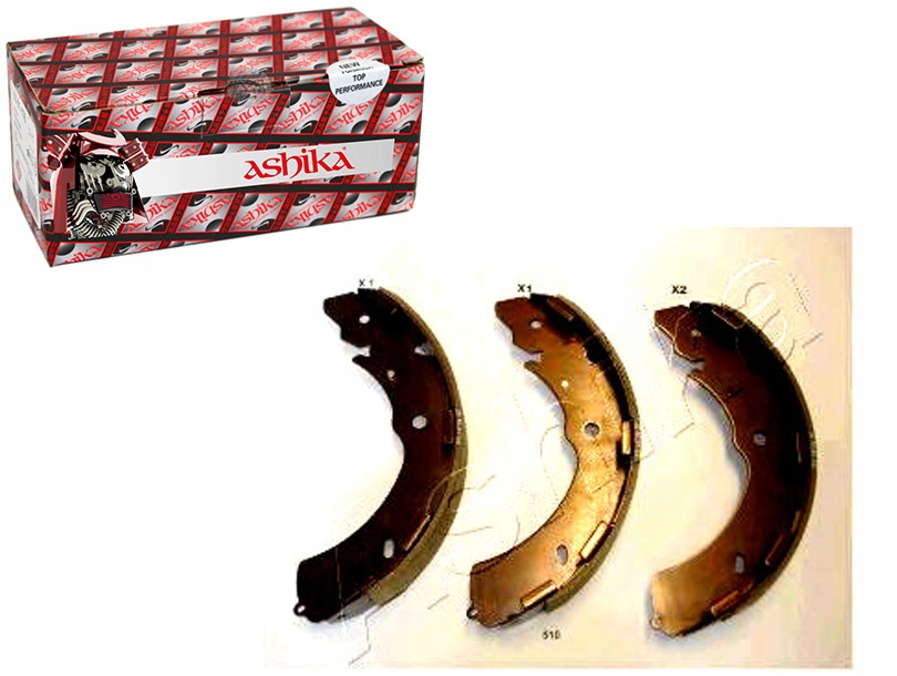 фото №1, Тормозные колодки тормозные mitsubishi l200 2.5di-d 05- ashi