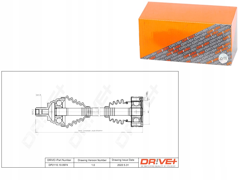 Купить Приводной вал приводная skoda octavia 04-20 p drive+