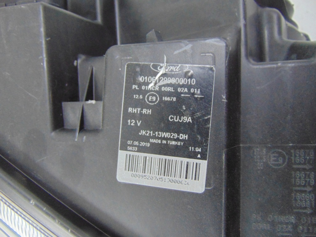 фото №8, Ford transit custom 14-17 лампа правая gk21-13w029-dh