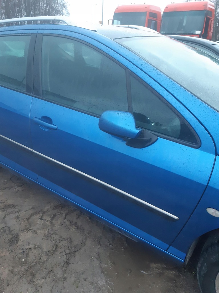 фото №1, Передні праве двері peugeot 407 2006r knnd