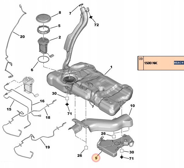 фото №15, Бак добавка фильтра fap c5 c6 407 508 1500nk