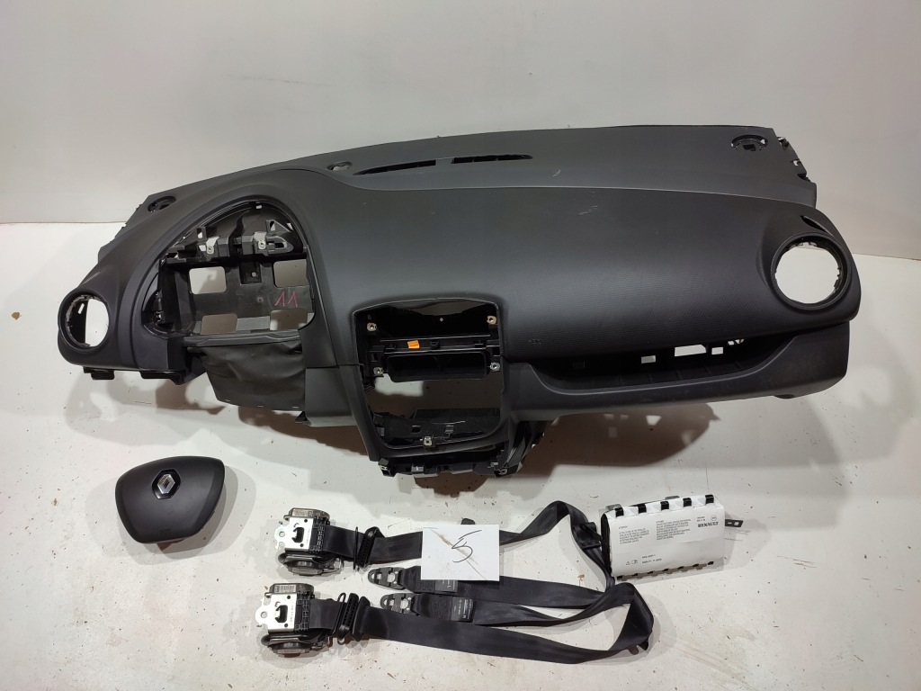 фото №4, Clio iv панель приладів консоль подушка безпеки подушки безпеки ремені