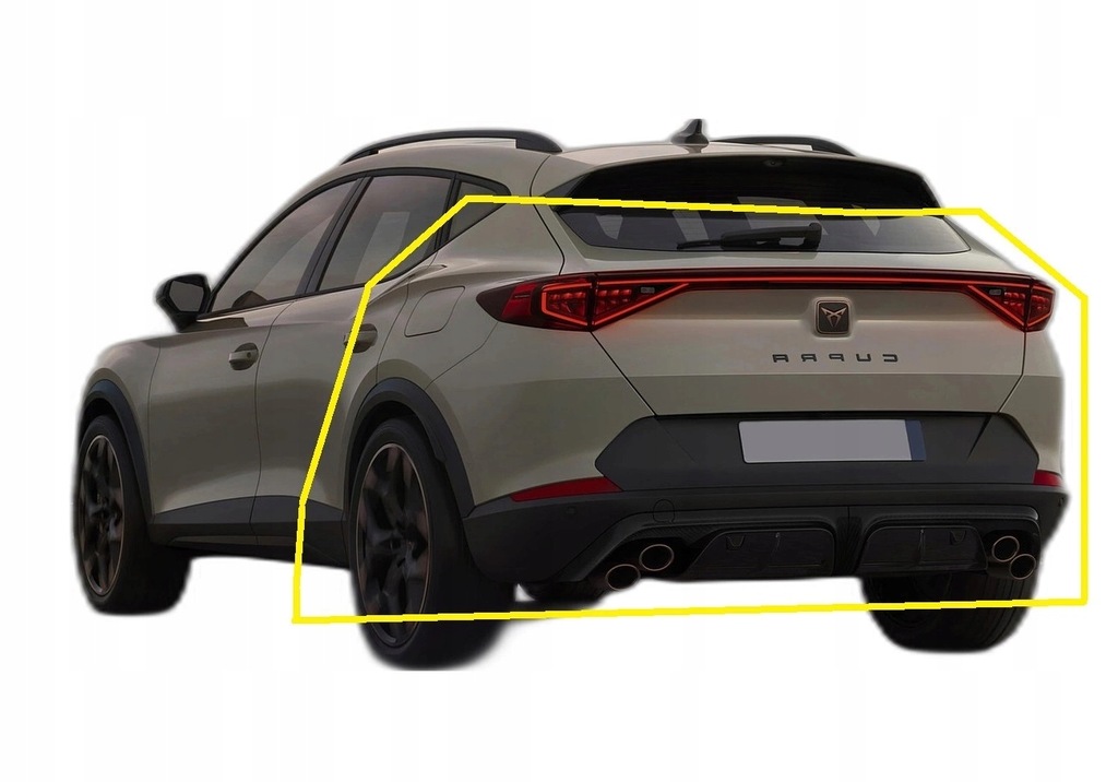 фото №1, Cupra formentor четверть задний поддон задняя pas задняя