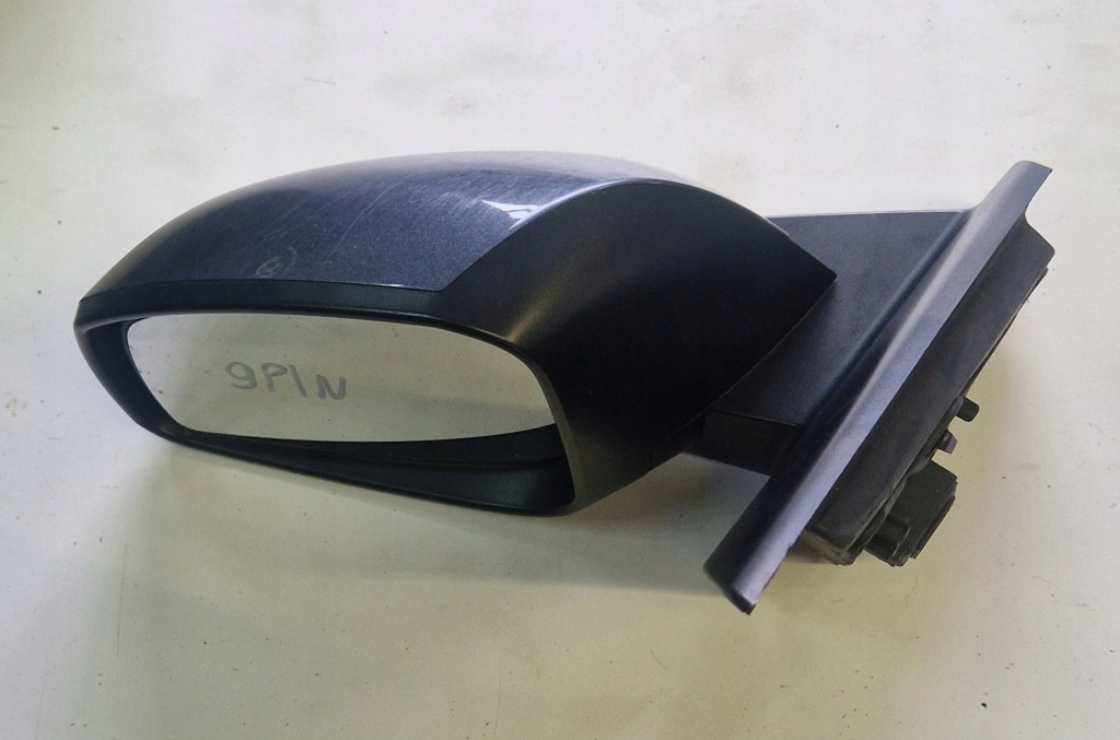фото №9, Дзеркало ліва granatowe 9 pin оригінальний номер 026098 renault laguna 3 iii