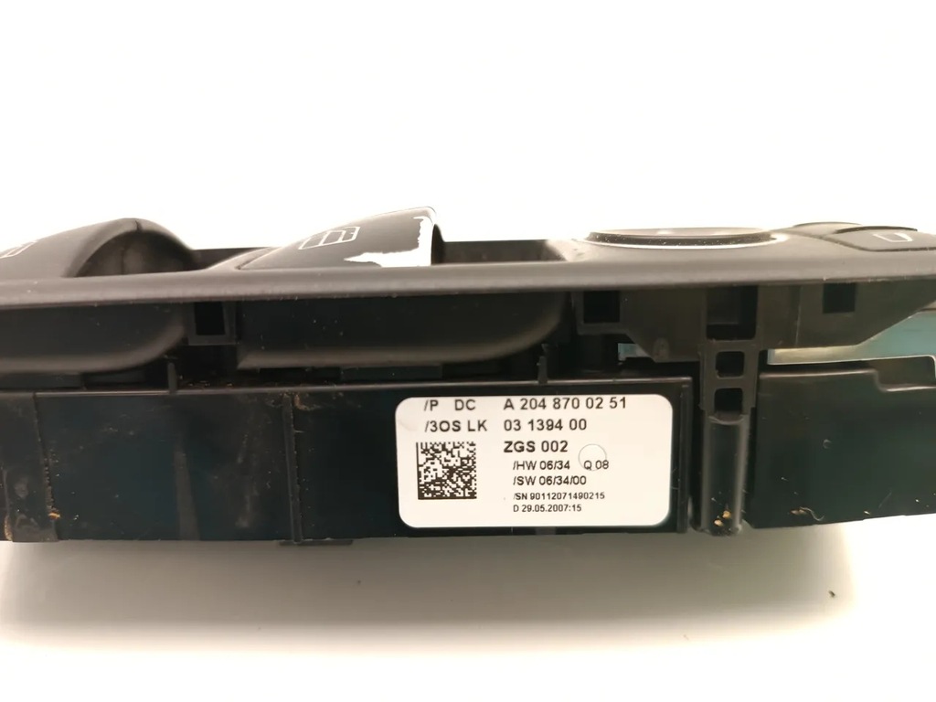 фото №7, Mercedes-benz c-class кнопки окон 2007 седан 4/5dr a2048700251 07-08