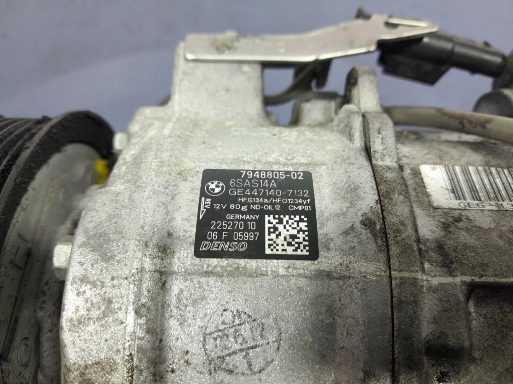 фото №4, Bmw 4 g22 g23 g26 2.0d 190 km b47d20b компрессор кондиционера 7948805