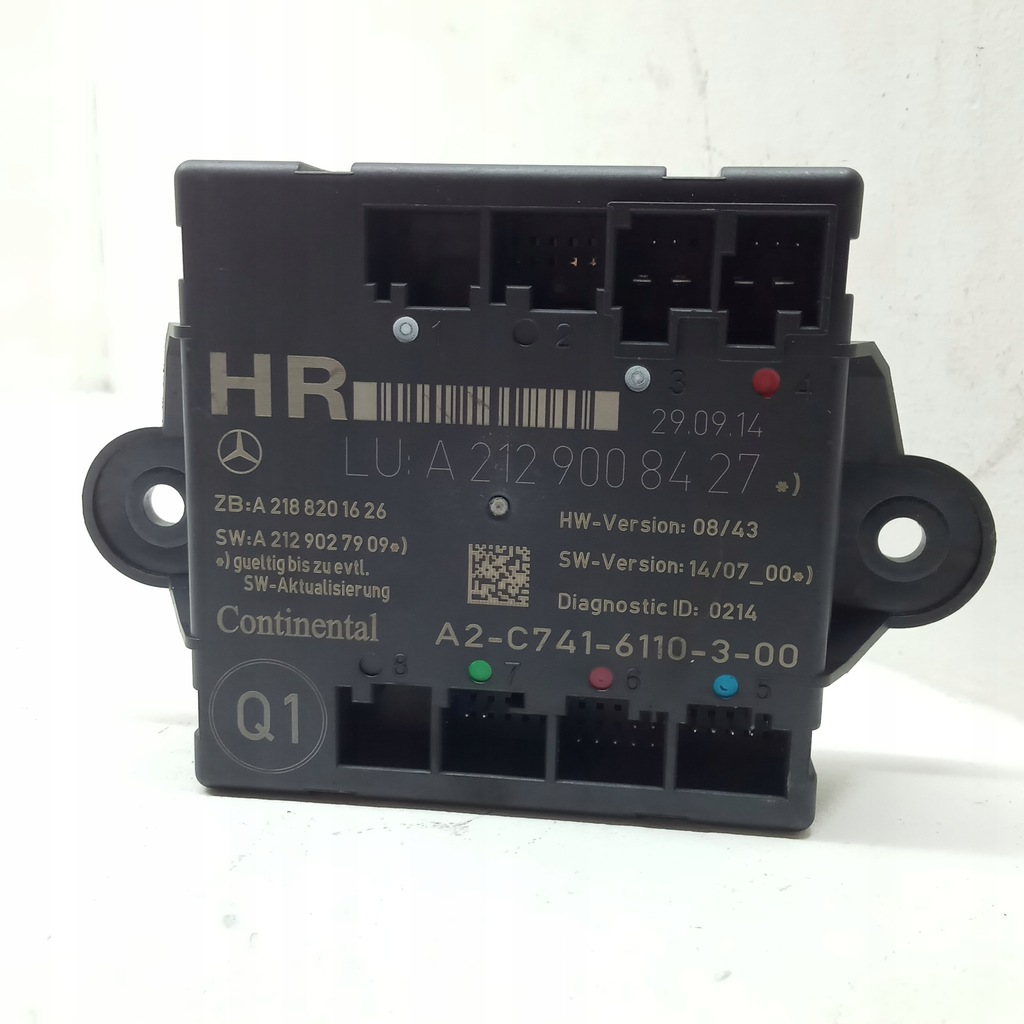 фото №1, Mercedes glk x204 блок управления модуль дверь правый задняя