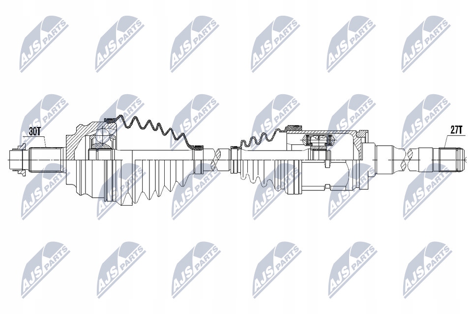 Привідний вал привідна bmw x5 e53 00-06 /передня, ліва/ Зі Шроту