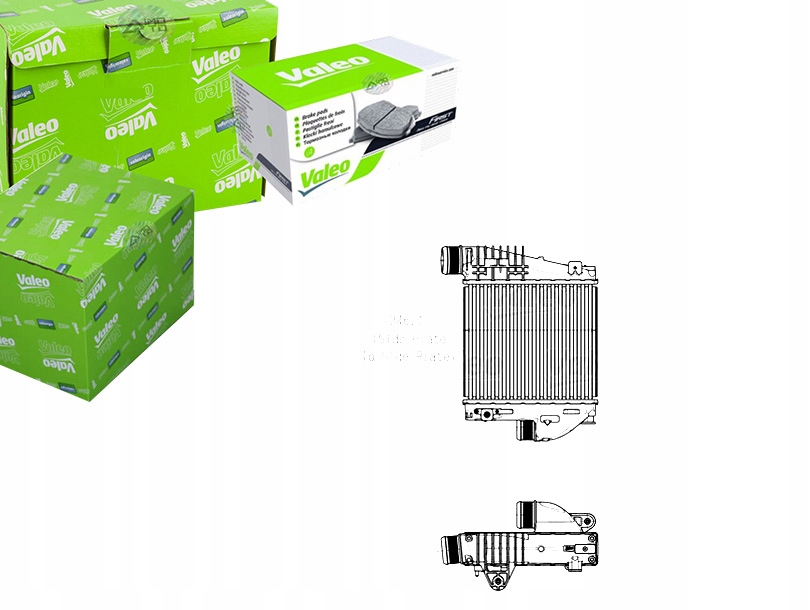 Valeo 818290 радіатор повітря наддувний Доставка