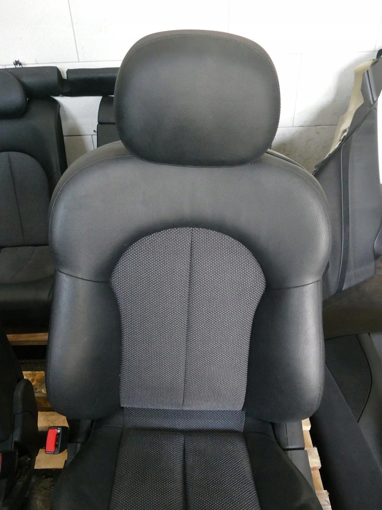 фото №13, Mercedes clk w209 c209 сиденье заднее сиденье обшивка обивка комплект кожа