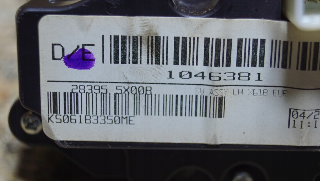 фото №9, Панель управление радио nissan navara d40 lift 283955x00b