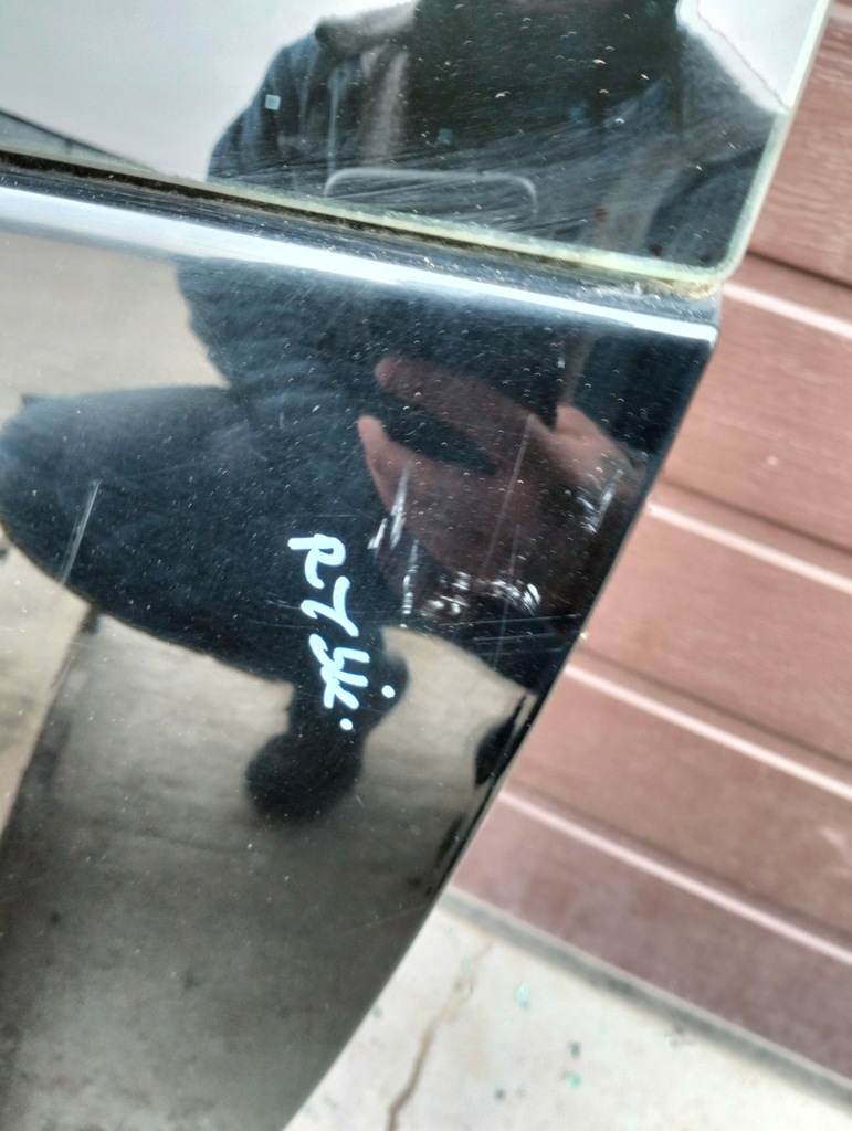 фото №7, Крышка багажника стекло задняя mitsubishi grandis 03-11 оригинал лак