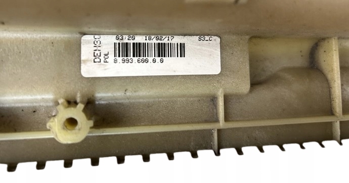 Lancia ypsilon 3 радіатор води кондиціонера 899360000 51786211 51930033 Зі Шроту