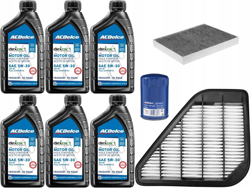 фото №7, Acdelco 5w30 + фільтри chevrolet traverse 3,6 11-17