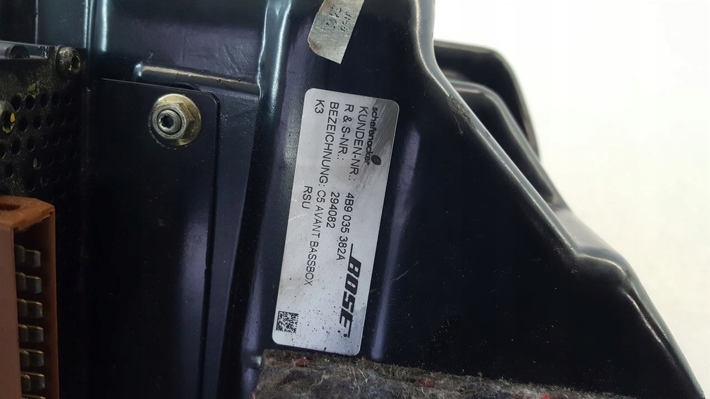 фото №6, Динамік низькочастотний сабвуфер audi a6 c5 2,5 tdi