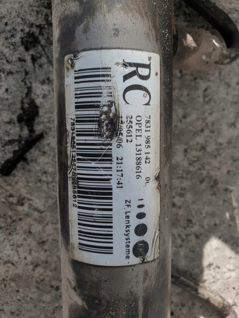 фото №3, Рейка рульова opel zafira b