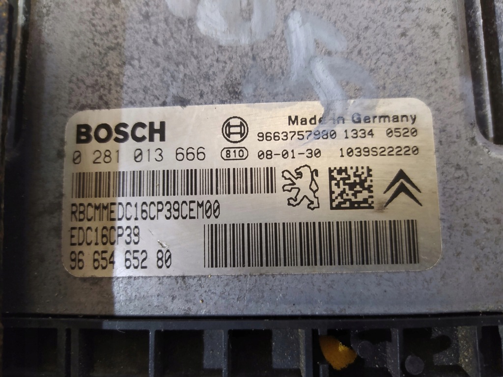 фото №5, Citroen c crosser 2.2 hdi блок управления двигателя