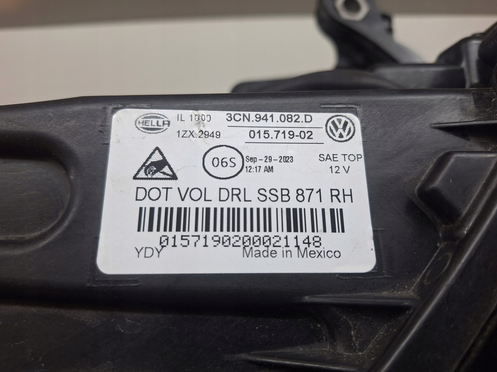 фото №10, Vw atlas sel 2023 2024 лампа правая перед передняя iq light 3cn941082d usa