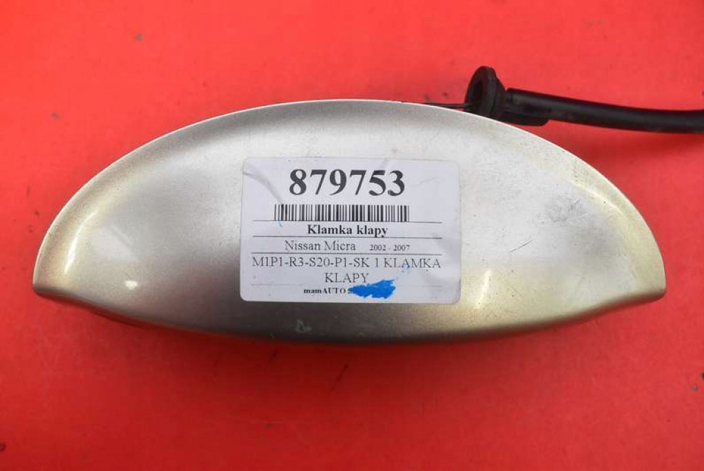 фото №5, Ручка крышки задняя задний szampańska 90606 nissan micra k12 3d 02-07