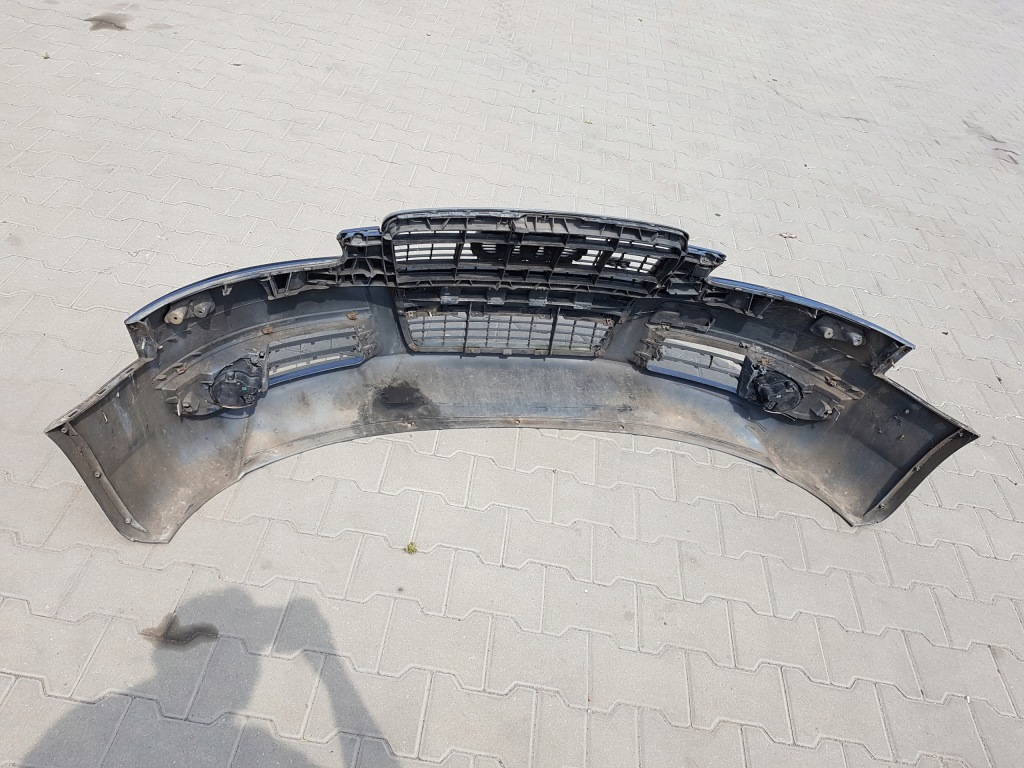 фото №10, Audi a6 c6 04-07r бампер перед решётка радиатора lz5b