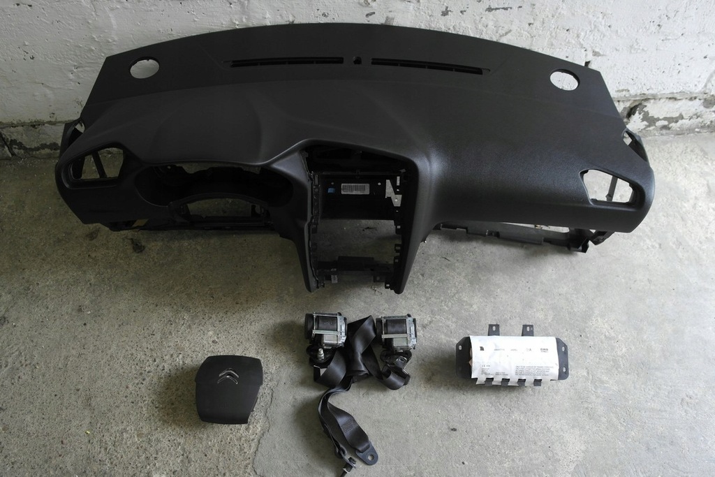 фото №1, Citroen c4 ii pulpit панель приладів консоль панель приладів полиця подушка безпеки ремені pas air