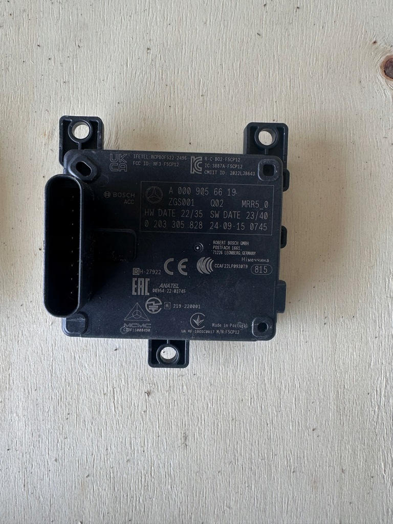 фото №1, Mercedes радар a0009056619