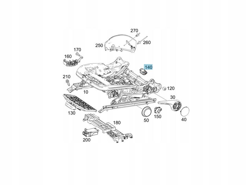 Mercedes światełka освітлення салону 0009069709 Недорого