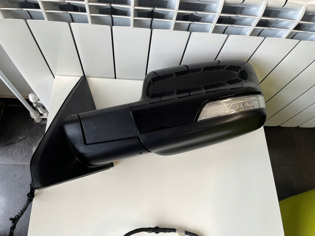 фото №1, Зеркало левая dodge ram 4 iv 18 pin чёрные лак