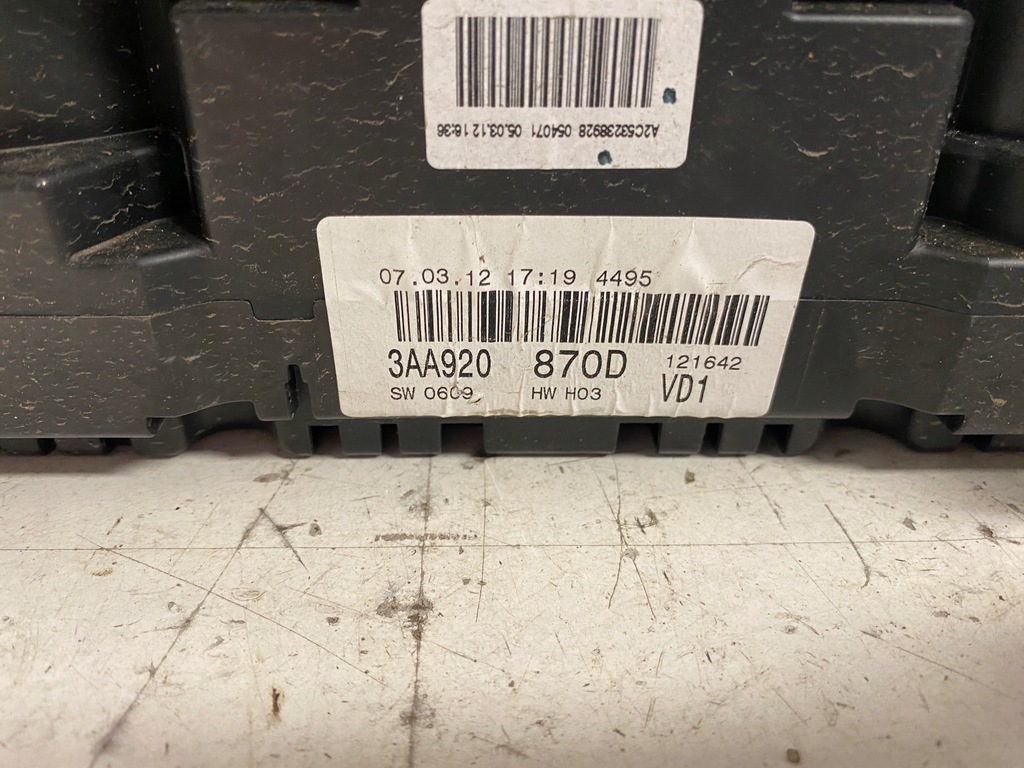 фото №9, Vw passat b7 счетчик приборы 3aa920870d