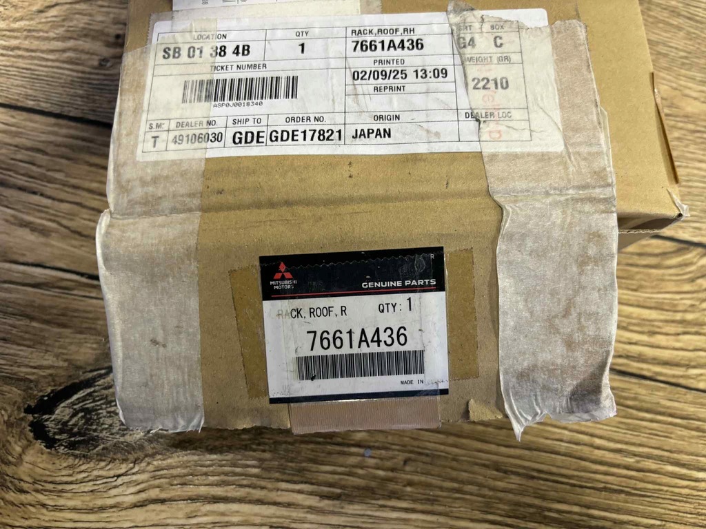 фото №10, Рейлінги дахові mitsubishi outlander 2022- 7661a435 7661a436