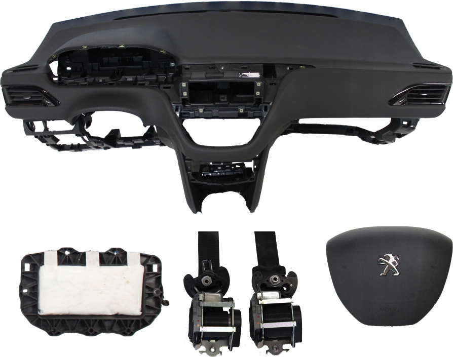 фото №1, Приборная панель консоль подушка безопасности ремни peugeot 2008