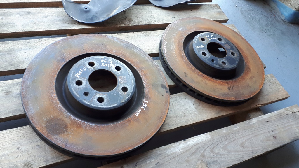 фото №11, A6 c7 4g a7 суппорты перед тормозные диски 356mm s4 b8 sq5