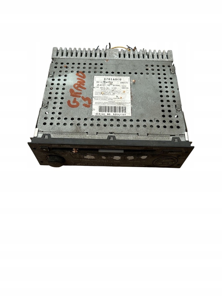 фото №1, Оригинальный панель радио cd 8701a080 do mitsubishi grandis outlander lancer